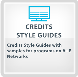 Credits Style Guides
